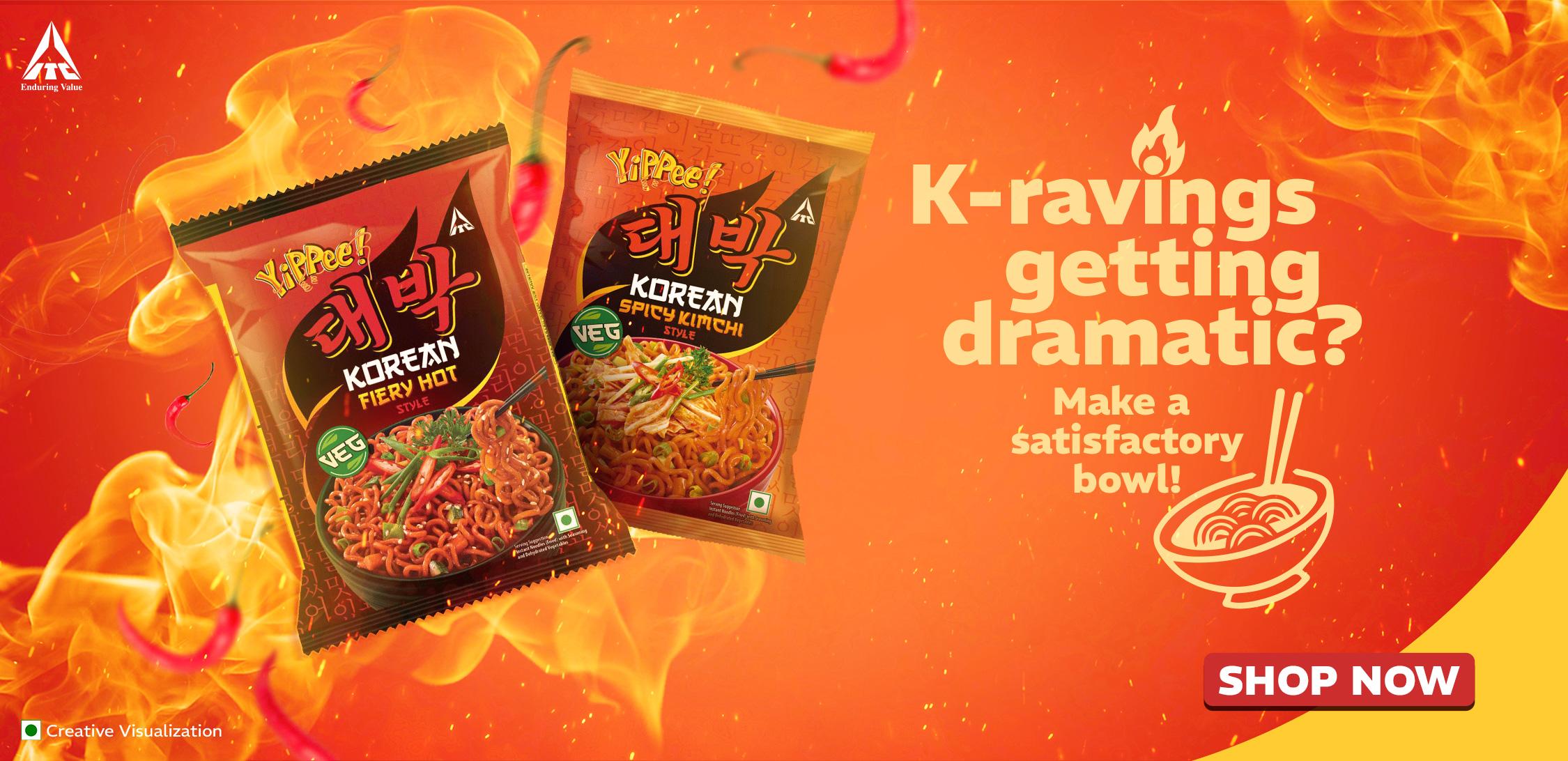 Sunfeast Korean Product Banner