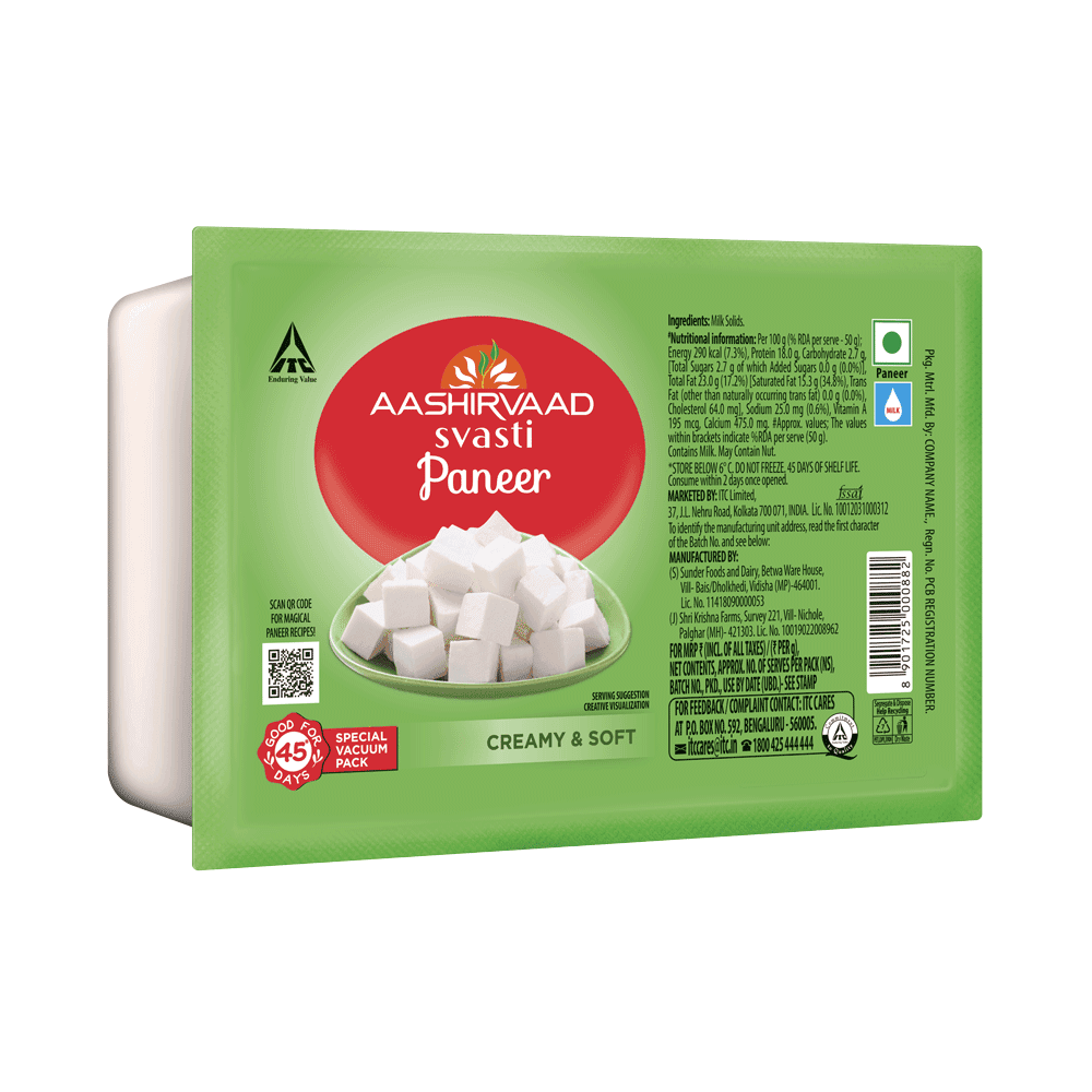 AASHIRVAAD SVASTI PANEER 200 G BLOCK