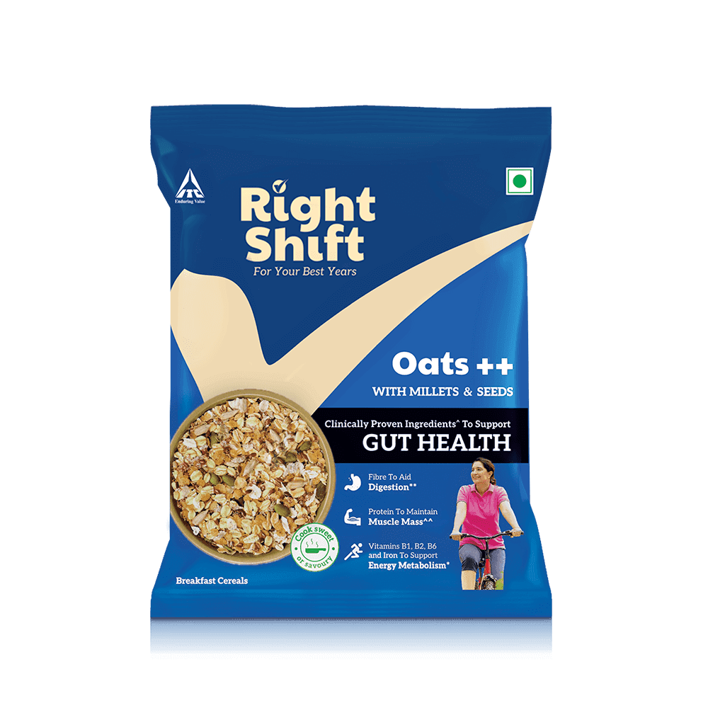 Right Shift Oats++, with millets and seeds, 40g