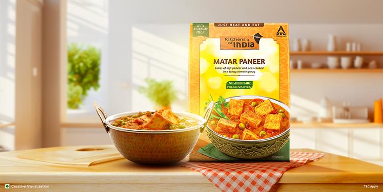 Easy Matar Paneer Recipe - Made in 10 Minutes